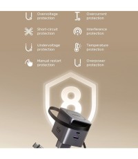 Ugreen Φορτιστής με Θύρα USB-A και Θύρα USB-C και Καλώδιο USB-C 45W Γκρι (X614)