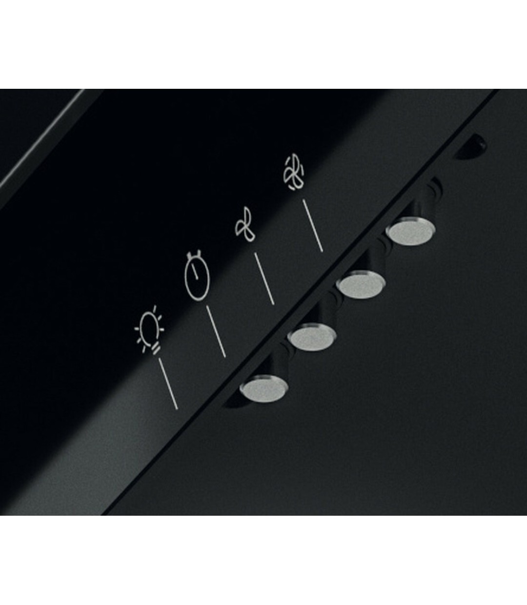 Whirlpool WHVP 65F LM K Απορροφητήρας Καμινάδα 59.8cm Μαύρος