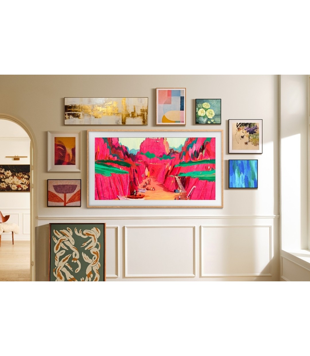 Samsung Smart Τηλεόραση 65" 4K UHD Neo QLED LS03F The Frame Pro HDR (2025)