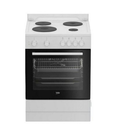 Beko FSM66001GWS Κουζίνα 72lt με Εμαγιέ Εστίες Π60εκ. Λευκή