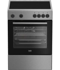Beko FBM 6701 X Κουζίνα 66lt με Κεραμικές Εστίες Π60εκ. Inox