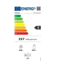 Samsung Ψυγείο Δίπορτο 462lt NoFrost Υ182.5xΠ70xΒ71.7εκ. Inox RT47CG6736S9