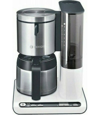 Bosch TKA 8 A 681 Προγραμματιζόμενη Καφετιέρα Φίλτρου 1100W Inox/White