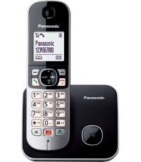 Panasonic KX-TG6851 Ασύρματο Τηλέφωνο με Aνοιχτή Aκρόαση Μαύρο