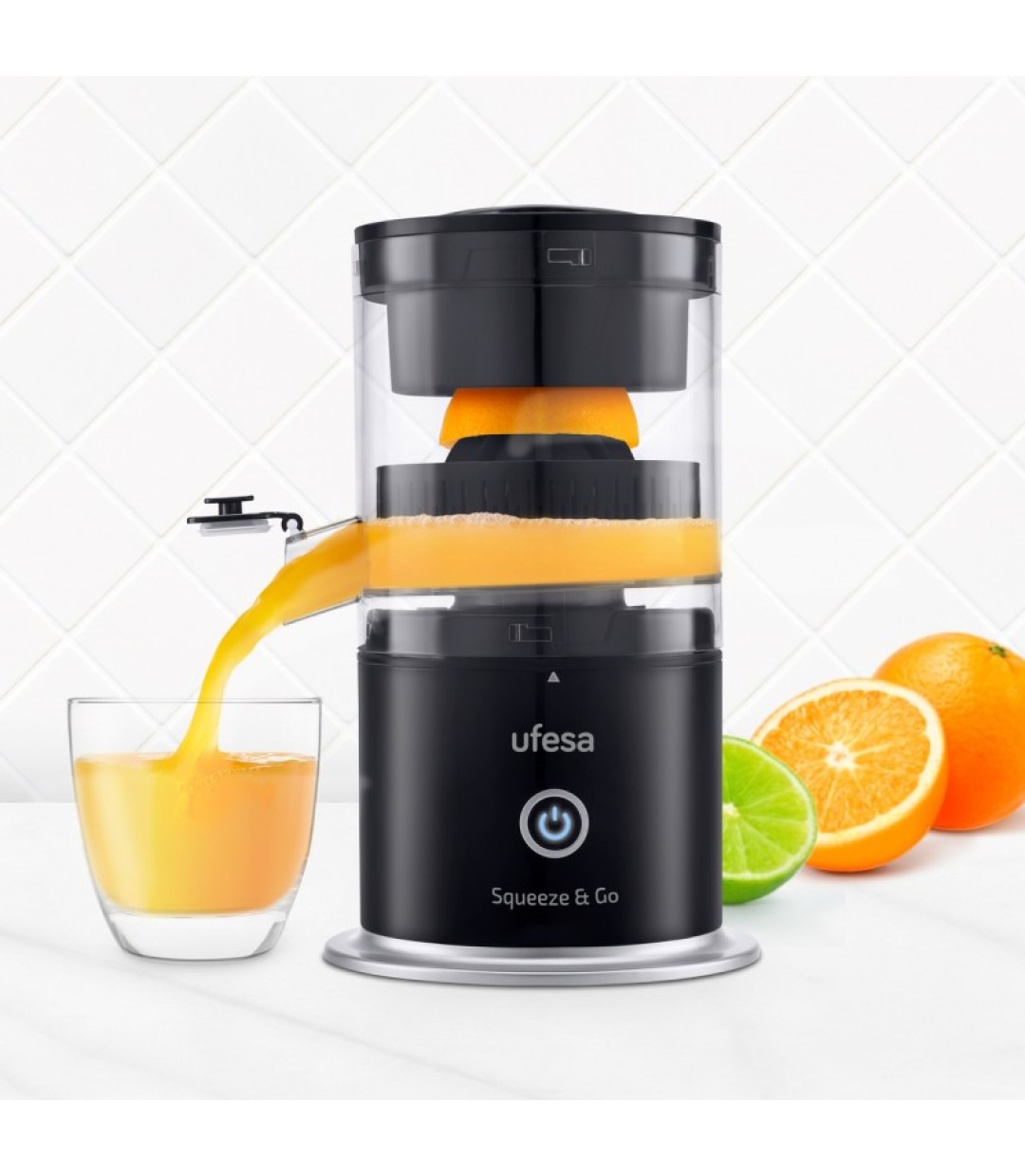 ΛΕΜΟΝΟΣΤΙΦΤΗΣ UFESA SQEEZE & GO BLACK JUICE MAKER