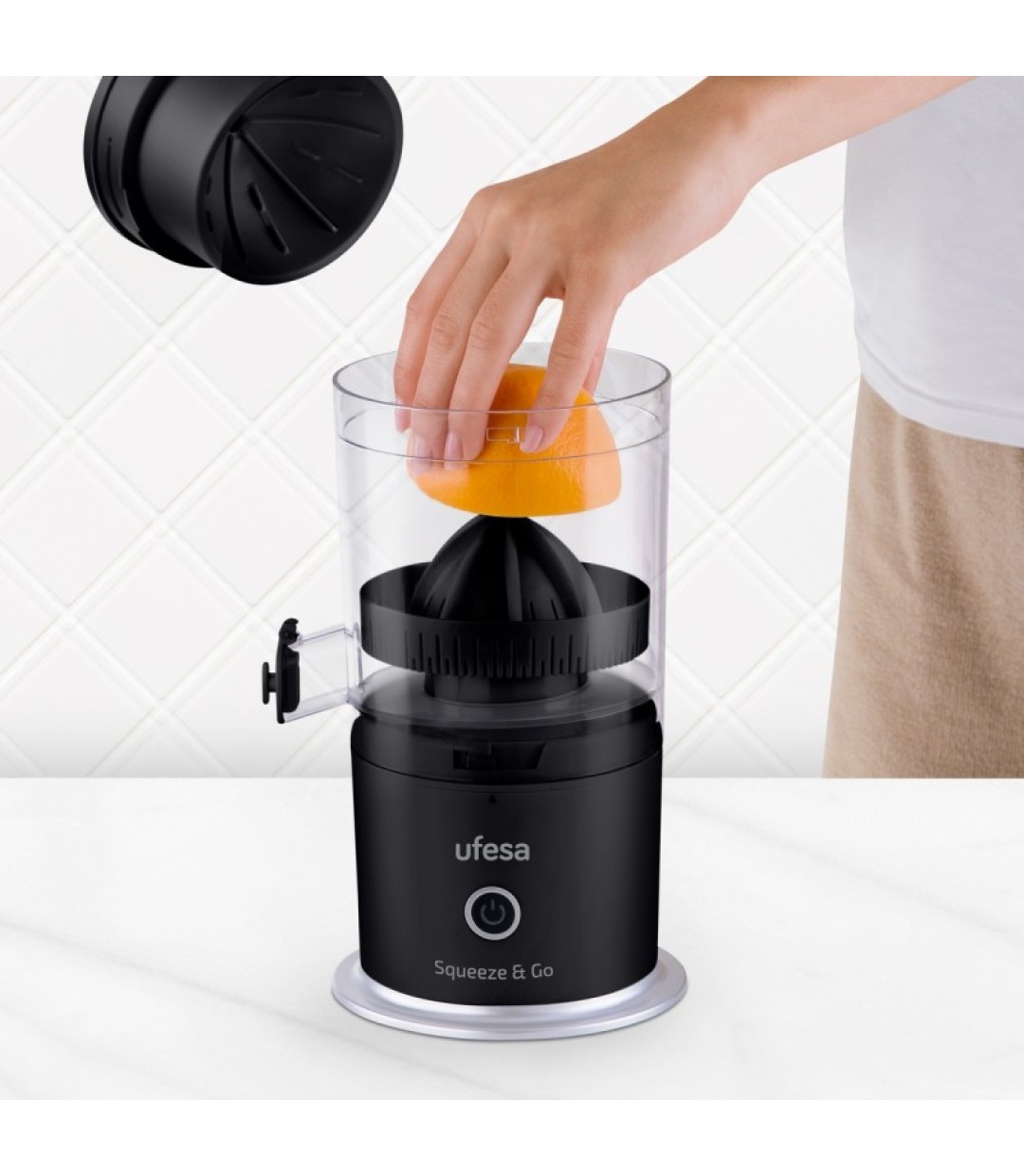 ΛΕΜΟΝΟΣΤΙΦΤΗΣ UFESA SQEEZE & GO BLACK JUICE MAKER