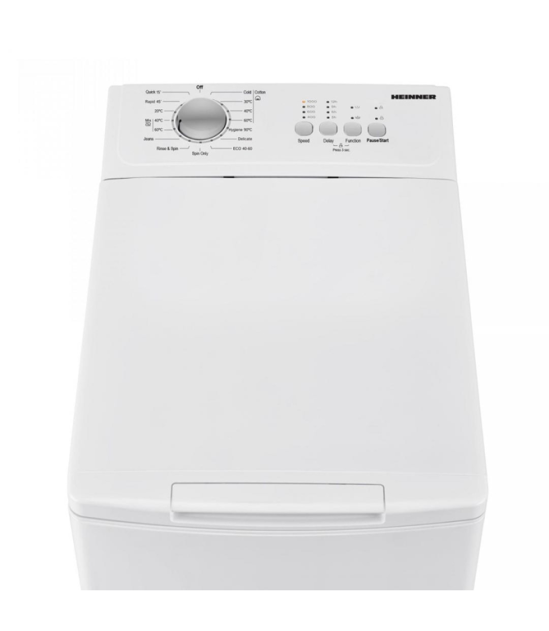 Heinner Πλυντήριο Ρούχων Άνω Φόρτωσης 7kg HWM-TL7012C++