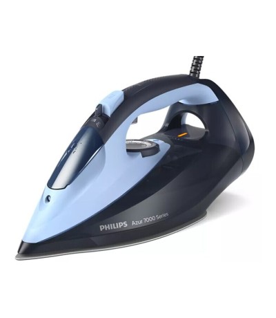 Philips Σίδερο Ατμού 2800W με Αντικολλητική Πλάκα και Συνεχόμενη Παροχή 50gr/min Light/Dark Blue Κωδικός: DST7041/20 
