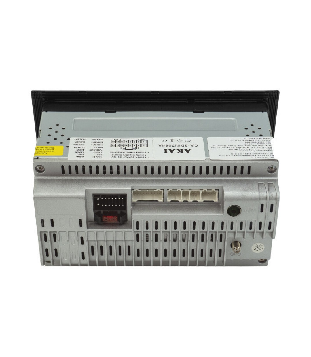 Akai Ηχοσύστημα Αυτοκινήτου 2DIN (Bluetooth/USB/WiFi/GPS/Apple-Carplay/Android-Auto/CD) με Οθόνη Αφής 7"