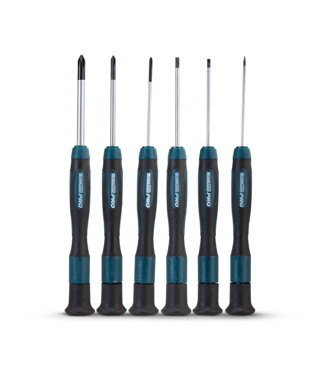 Bormann Pro Σετ 6 Κατσαβίδια Ακριβείας με 6 Εναλλασσόμενες Μύτες BHT7106