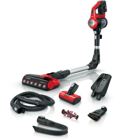 Bosch Unlimited 7 ProAnimal BBS711ANM Επαναφορτιζόμενη Σκούπα Stick 18V Red 