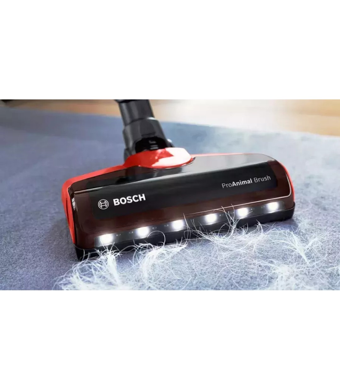 Bosch Unlimited 7 ProAnimal BBS711ANM Επαναφορτιζόμενη Σκούπα Stick 18V Red 