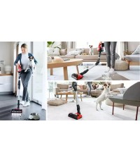 Bosch Unlimited 7 ProAnimal BBS711ANM Επαναφορτιζόμενη Σκούπα Stick 18V Red 