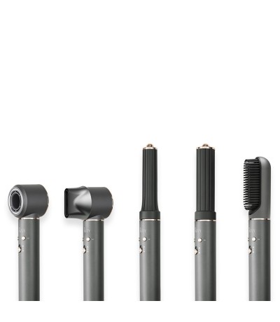 Izzy 5in1 Ηλεκτρική Βούρτσα Μαλλιών για Ίσιωμα & Μπούκλες με Αέρα 1300W IZ 7220