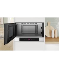 Bosch Εντοιχιζόμενος Φούρνος Μικροκυμάτων 21lt Λευκός Κωδικός: BFL7221W1 