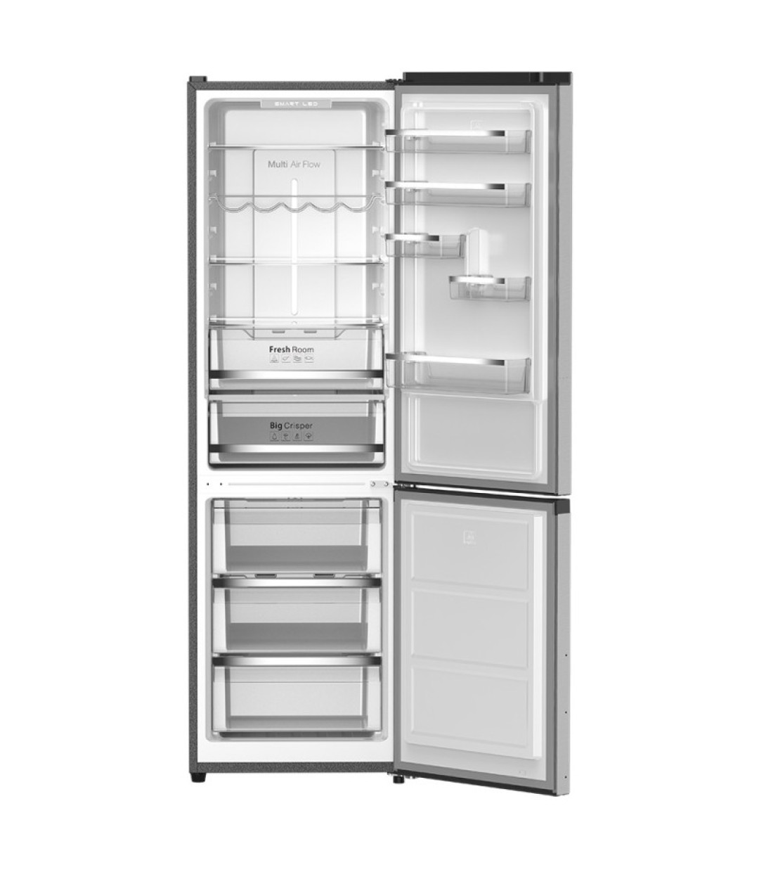 Morris T73344DBN Ψυγειοκαταψύκτης 346lt Total NoFrost Υ195xΠ60xΒ65.8cm Inox Look