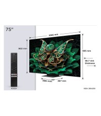 TCL Smart Τηλεόραση 75" 4K UHD QLED P7K HDR (2025) 75P7K