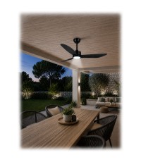 Kerosun KCF-50B3MBOUT Ανεμιστήρας Οροφής 127cm 26W με Φως & Τηλεχειριστήριο Μαύρος