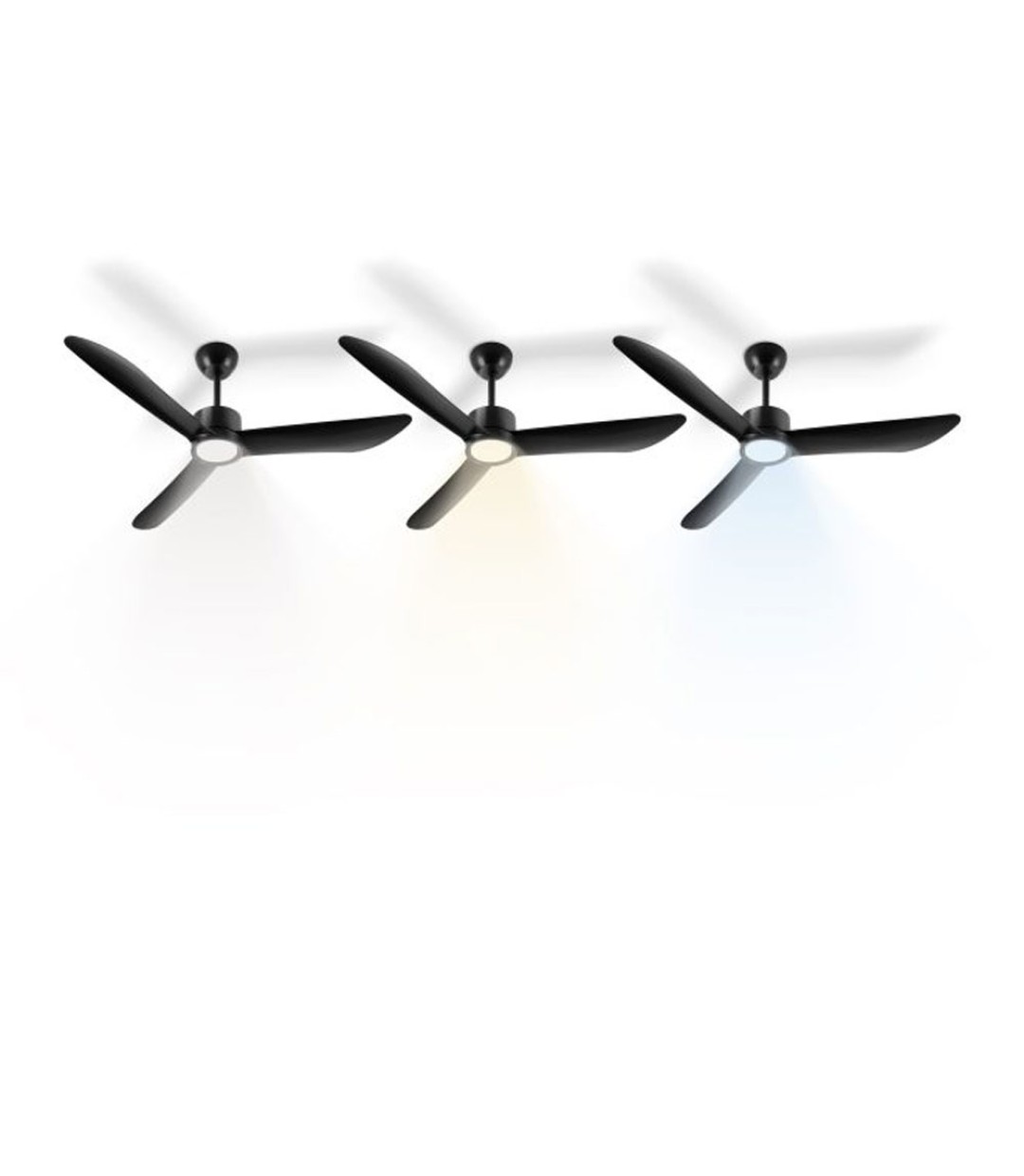 Kerosun KCF-50B3MBOUT Ανεμιστήρας Οροφής 127cm 26W με Φως & Τηλεχειριστήριο Μαύρος