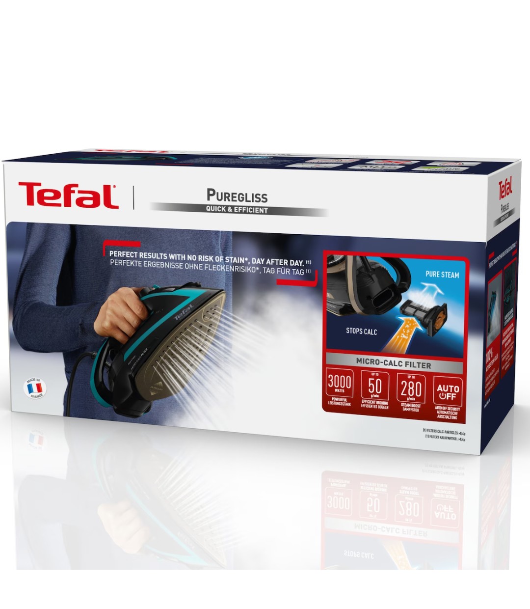 Tefal Σίδερο Ατμού 3000W με Συνεχόμενη Παροχή Ατμού 50gr/min