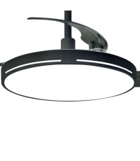 Primo PRCF-80681 Ανεμιστήρας Οροφής 106cm 35W με Φως & Τηλεχειριστήριο Μαύρος