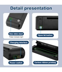 Netum NT-P808 Ασπρόμαυρος Εκτυπωτής Θερμικός