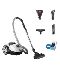 Philips Performer XD 8142/12 Ηλεκτρική Σκούπα 900W με Σακούλα 4lt Λευκή