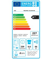 AEG TR819P4G Στεγνωτήριο 9kg A++ με Αντλία Θερμότητας