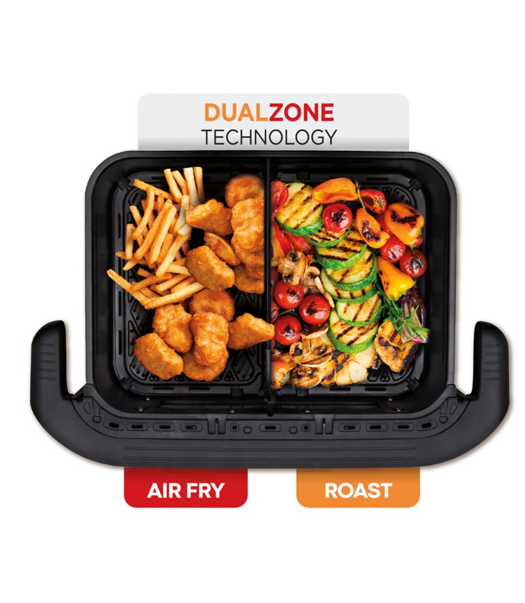 Izzy IZ-8260 Air Fryer με Διπλό Αποσπώμενο Κάδο 11lt Μαύρο