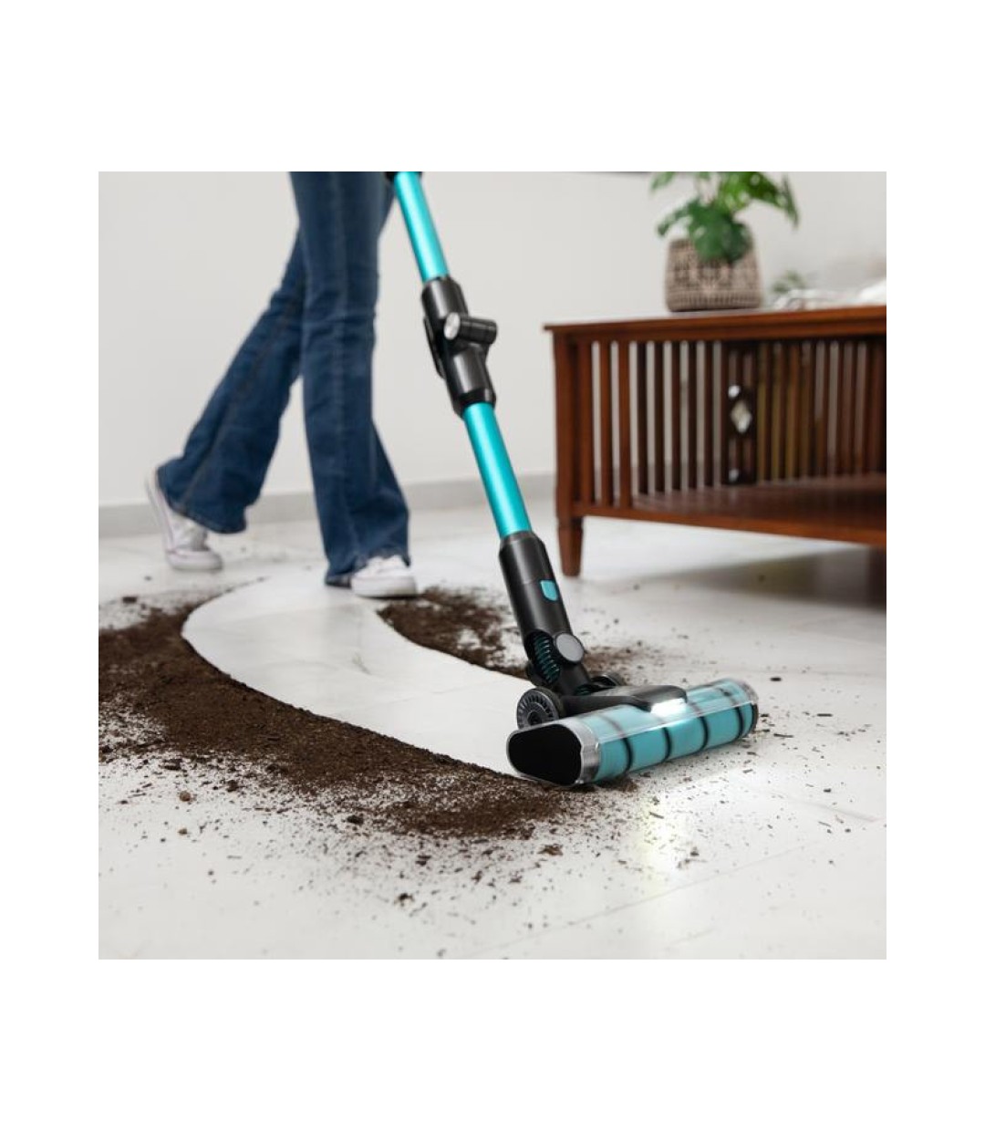 Cecotec Conga RockStar 2500 Thunder Flex Animal Επαναφορτιζόμενη Σκούπα 2 σε 1 Stick & Χειρός 33.6V Μαύρη