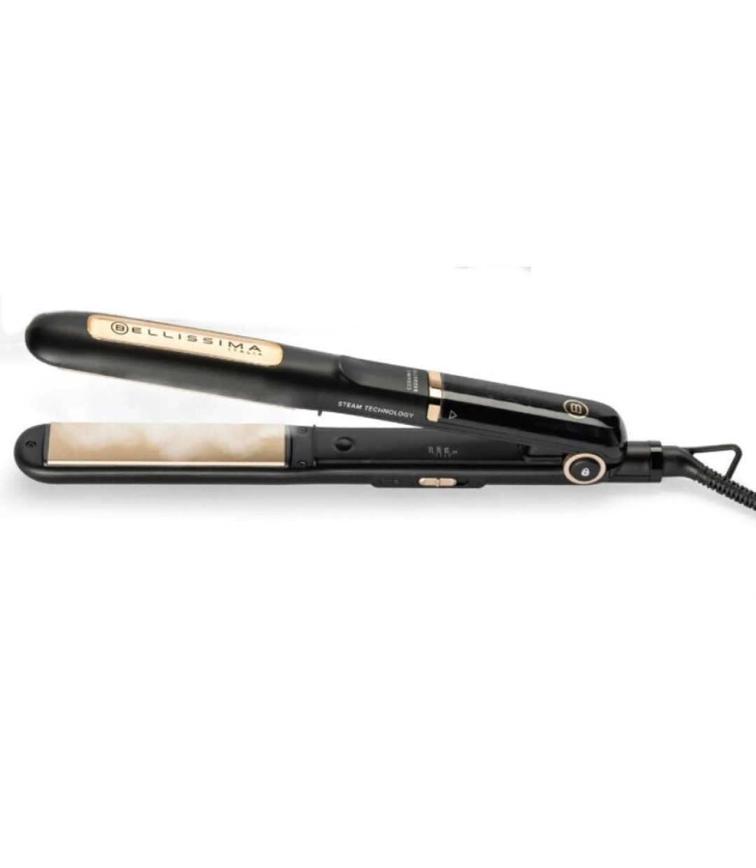 Bellissima Steam Ceramic & Keratin 11915 Πρέσα Μαλλιών με Ατμό και Κεραμικές Πλάκες T8604