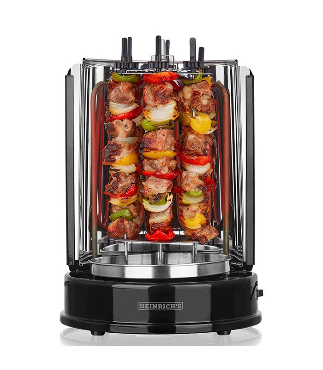 Heinrich's Επιτραπέζια Κάθετη Σούβλα 1400W Ανοξείδωτη 35x25εκ. HDG 8687