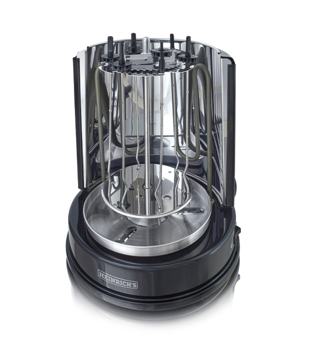 Heinrich's Επιτραπέζια Κάθετη Σούβλα 1400W Ανοξείδωτη 35x25εκ. HDG 8687