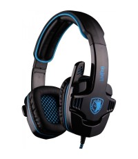 SADES GAMING HEADSET USB - 7.1CH (WOLFANG) ΜΕ 40MM ΠΑΝΙΣΧΥΡΑ ΑΚΟΥΣΤΙΚΑ - (SA-901)