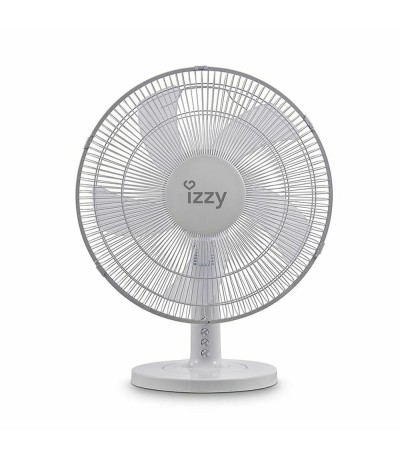 Izzy IZ-9023 Επιτραπέζιος Ανεμιστήρας 50W Διαμέτρου 40cm ΑΣΠΡΟΣ