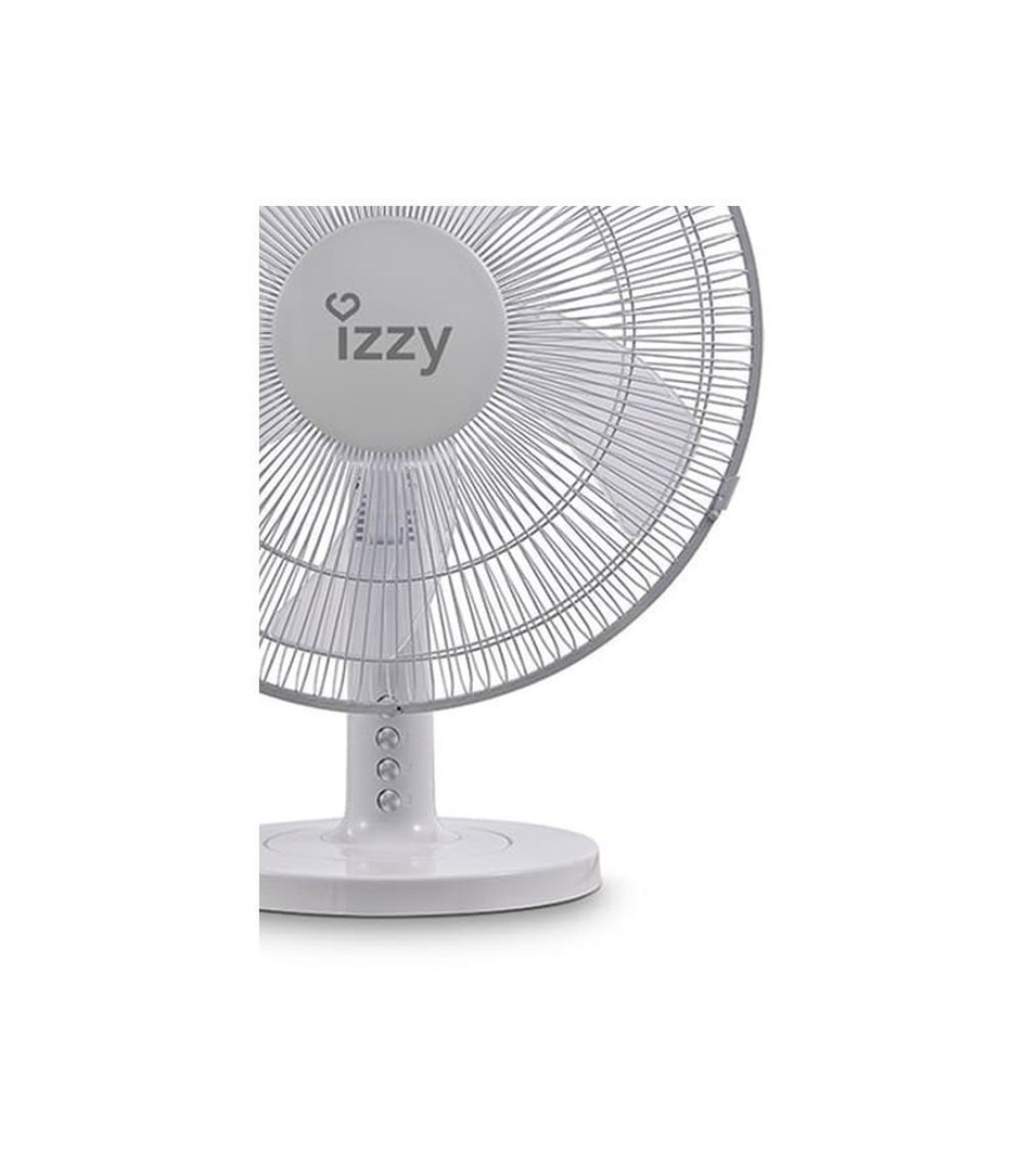 Izzy IZ-9023 Επιτραπέζιος Ανεμιστήρας 50W Διαμέτρου 40cm ΑΣΠΡΟΣ