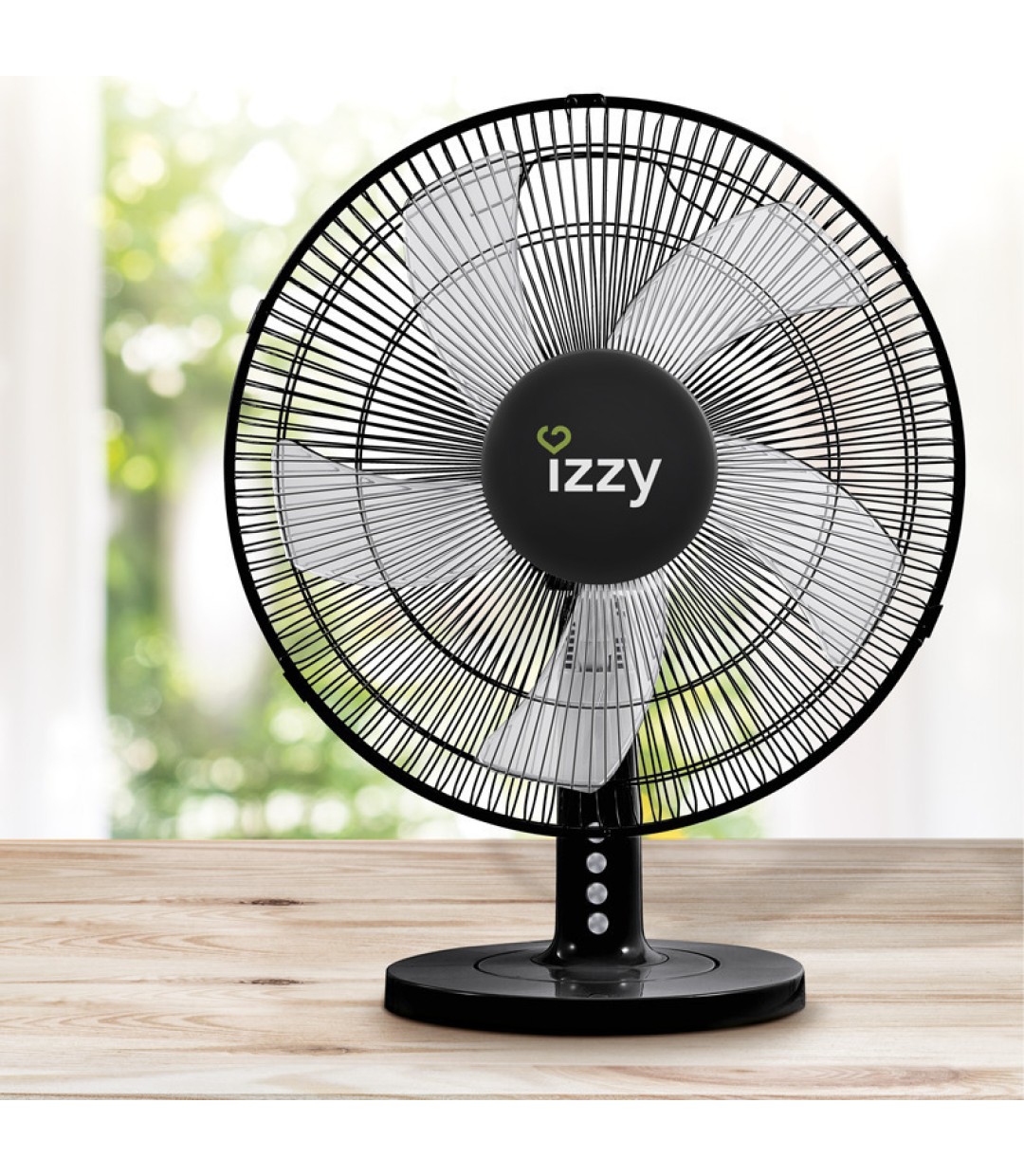 Izzy IZ-9023 Επιτραπέζιος Ανεμιστήρας 50W Διαμέτρου 40cm Black