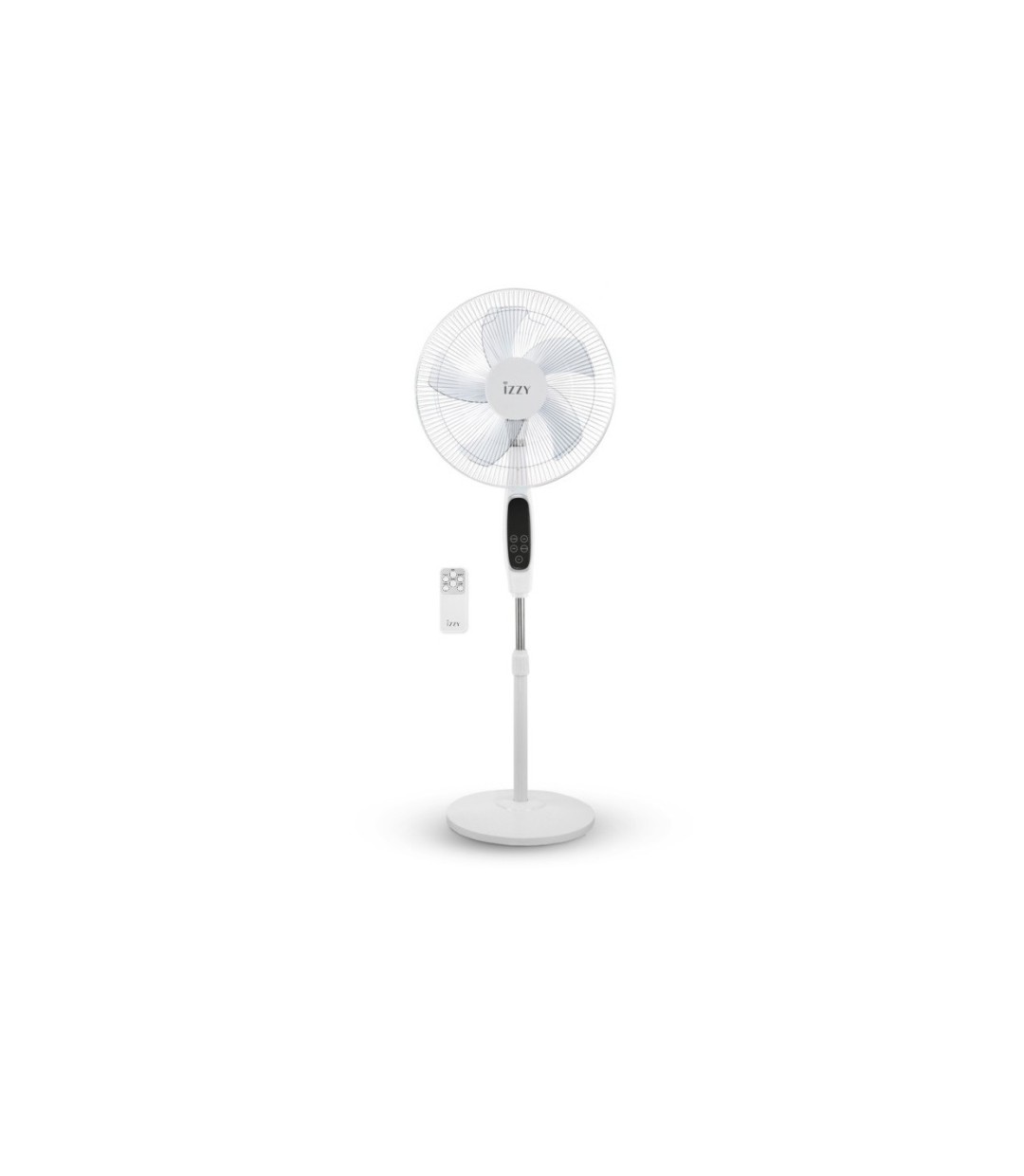 IZZY IZ-9042 Ανεμιστήρας Δαπέδου με Τηλεχειριστήριο 70W Λευκό