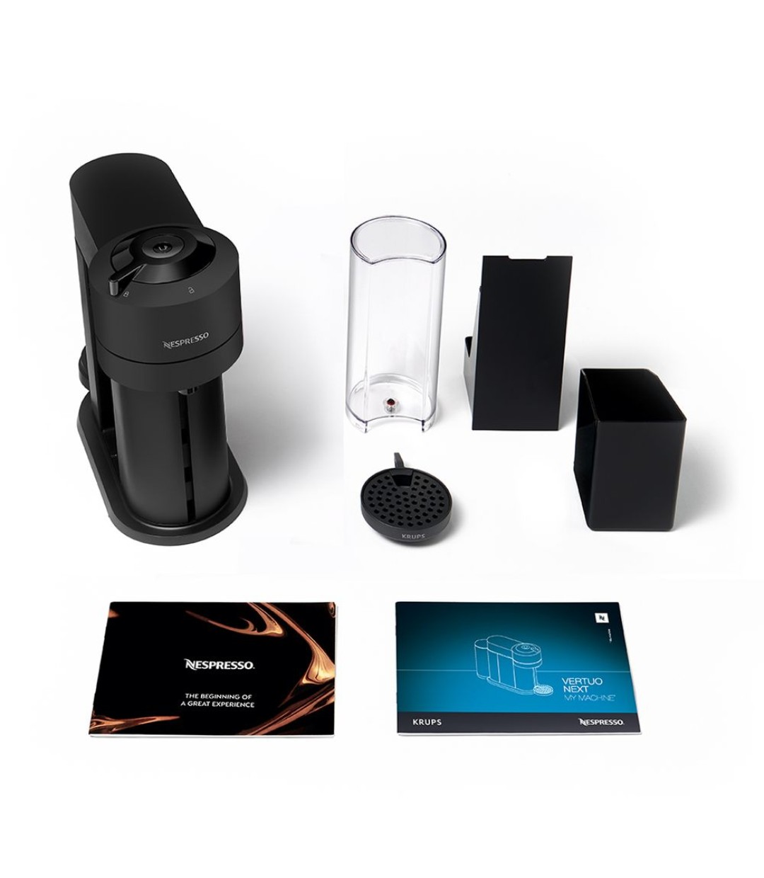 Krups Vertuo Next C XN910NS Καφετιέρα Espresso για Kάψουλες Nespresso Vertuo 19bar Matt Black