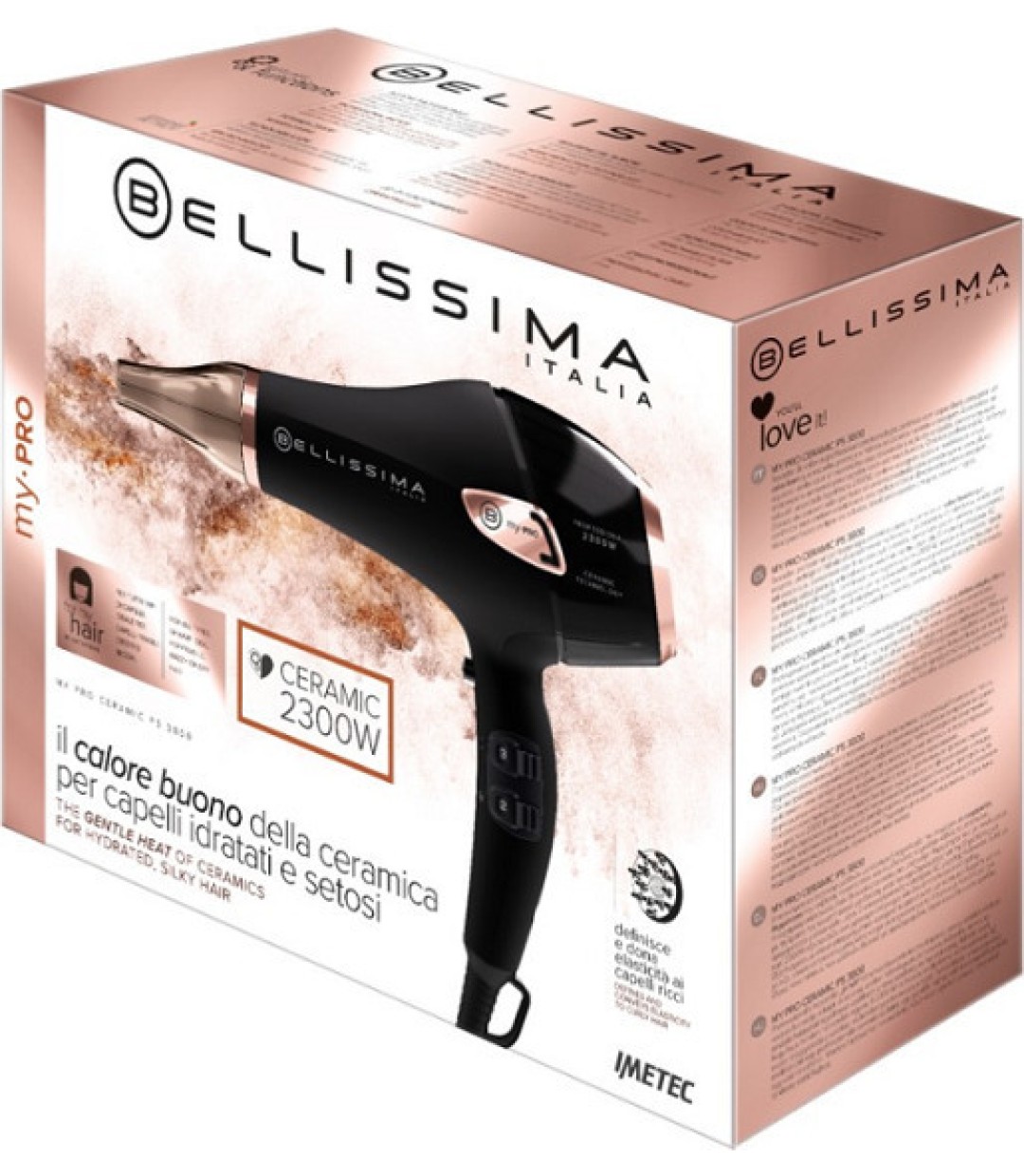 Bellissima myPRO Ionic Επαγγελματικό Πιστολάκι Μαλλιών με Φυσούνα 2300W P53800 Bellissima myPRO Ionic Επαγγελματικό Πιστολάκι Μαλλιών με Φυσούνα 2300W P53800