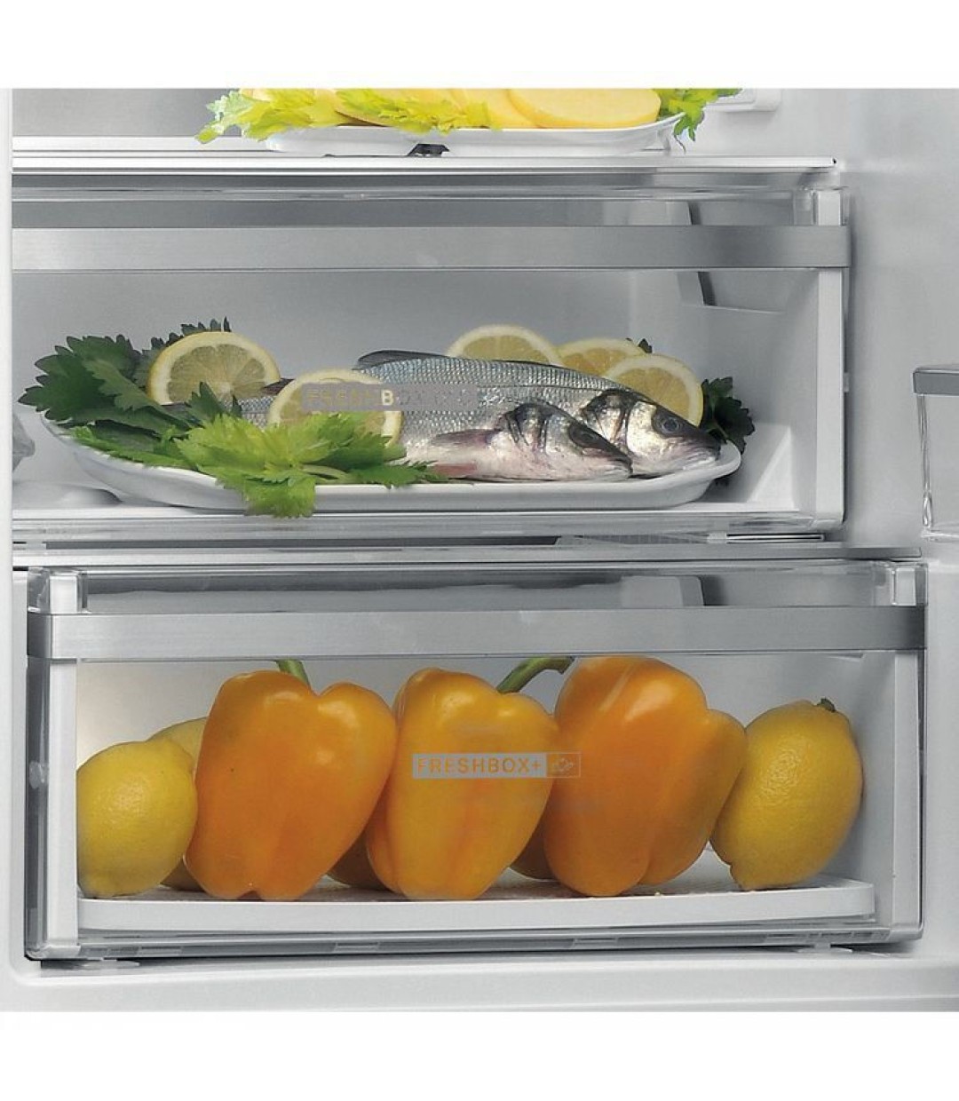 Whirlpool Ψυγειοκαταψύκτης 355lt NoFrost Υ201.3xΠ59.5xΒ65.5εκ. Inox W9 941A IX H