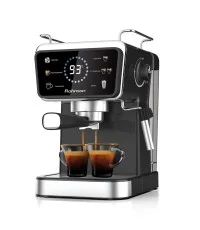 Rohnson R-98015 Hot & Cold Μηχανή Espresso 1350W Πίεσης 20bar Μαύρη
