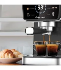 Rohnson R-98015 Hot & Cold Μηχανή Espresso 1350W Πίεσης 20bar Μαύρη