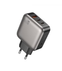 Lamtech Φορτιστής Χωρίς Καλώδιο GaN με Θύρα USB-A και 2 Θύρες USB-C 45W Power Delivery Γκρι (LAM980435) Lamtech Φορτιστής Χωρίς Καλώδιο GaN με Θύρα USB-A και 2 Θύρες USB-C 45W Power Delivery Γκρι (LAM980435)