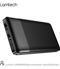 POWER BANK LAMTECH LAM 980848 10.000 Mah DUAL USB BLACK