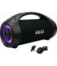 Akai ABTS-55 Ηχείο Bluetooth 50W με Ραδιόφωνο και Διάρκεια Μπαταρίας έως 3.8 ώρες Μαύρο