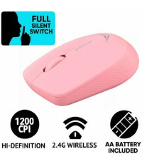 Alcatroz Silent Airmouse 3 Ασύρματο Ποντίκι Ροζ