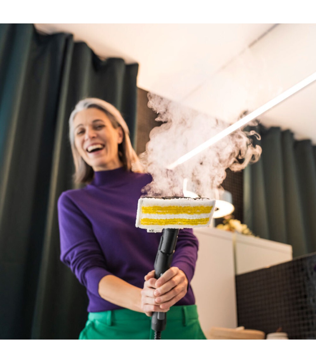 Karcher SC 3 Deluxe Anniversaary Edition Ατμοκαθαριστής Πίεσης 3.5bar με Ρόδες