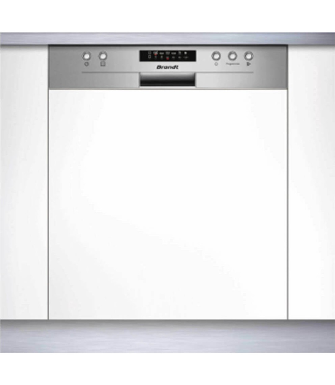 Brandt BDB325LX Εντοιχιζόμενο Πλυντήριο Πιάτων για 13 Σερβίτσια Π60xY81.5εκ. Λευκό