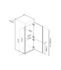 Heinner Εντοιχιζόμενος Ψυγειοκαταψύκτης 271lt Υ178.5xΠ54xΒ55εκ. Λευκός HC-BIM271INVE++